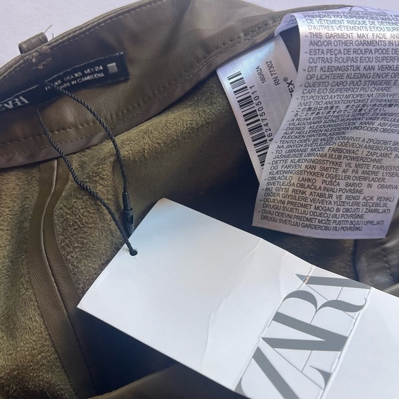 Zara Leather, Midi Skirt - Picture 4 of 5